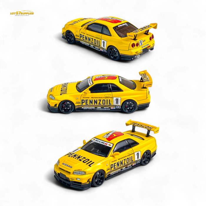 Fast Speed FS 1:64 Skyline GT-R R34 Nismo Z-Tune Pennzoil #1 – Yellow - for just $34.99! 