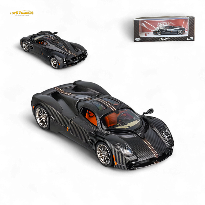 CM MODEL Pagani Utopia Fullcarbon Red Stripe 1:64 - for just $36.99! 