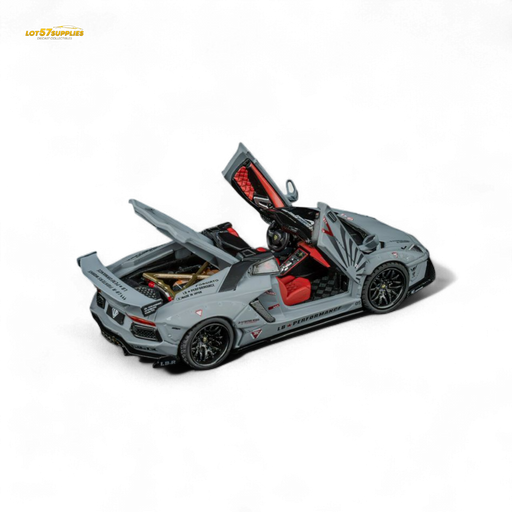 TPC Rhino Model RM 1/64 Lamborghini LP720-4 Roadster Wide-Body Modified - Combat Gray 1/64 - for just $44.99! 
