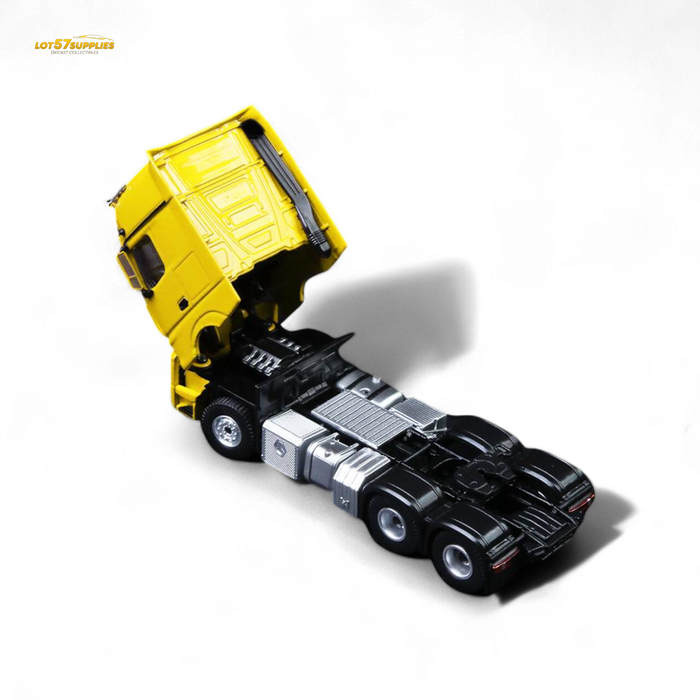 TimeMicro & Perka BENZ FLATBED TRANSPORT VEHICLE - Yellow 1/64 - for just $104.99! 