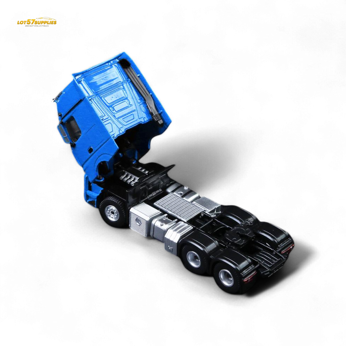 TimeMicro & Perka BENZ FLATBED TRANSPORT VEHICLE - Blue 1:64 - for just $104.99! 