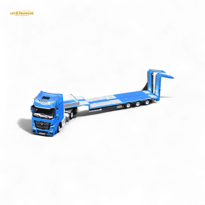 TimeMicro & Perka BENZ FLATBED TRANSPORT VEHICLE - Blue 1:64 - for just $104.99! 