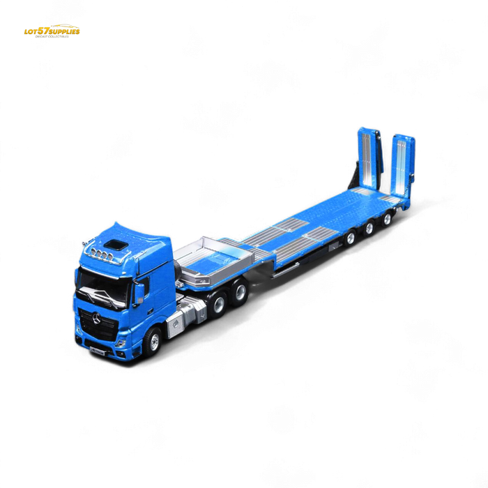 TimeMicro & Perka BENZ FLATBED TRANSPORT VEHICLE - Blue 1:64 - for just $104.99! 