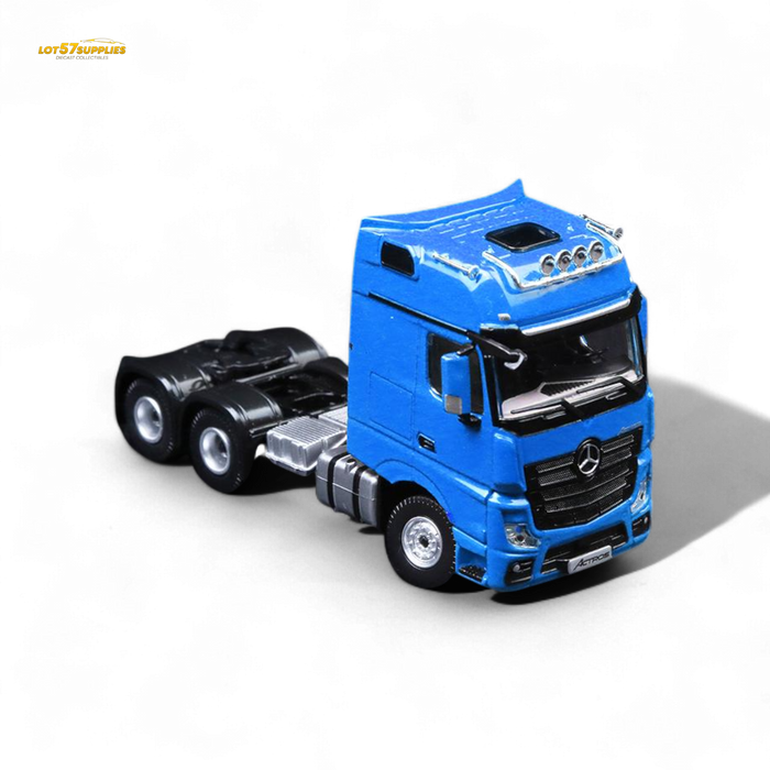 TimeMicro & Perka BENZ FLATBED TRANSPORT VEHICLE - Blue 1:64 - for just $104.99! 