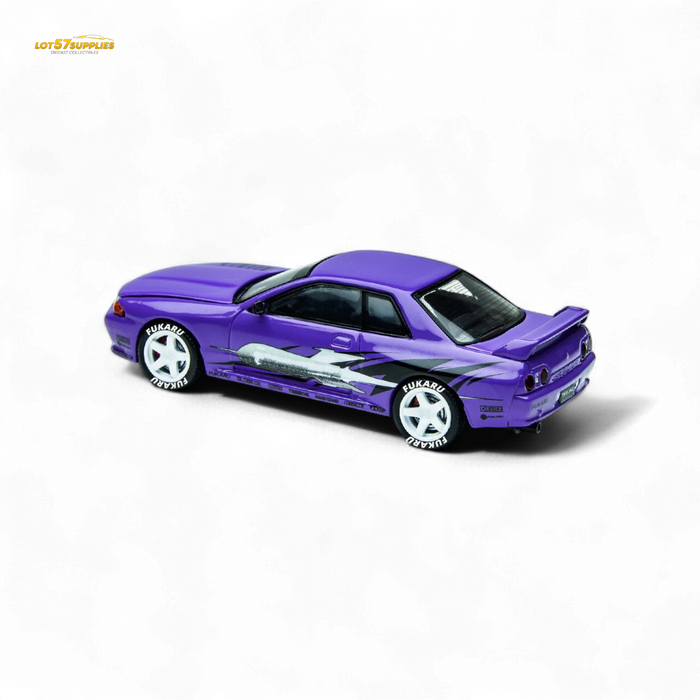 (Pre-Order) TimeMicro Skyline GT-R R32 Los Santos Drift - Purple 1/64 - for just $36.99! 