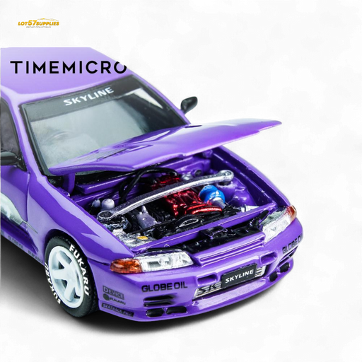 (Pre-Order) TimeMicro Skyline GT-R R32 Los Santos Drift - Purple 1/64 - for just $36.99! 