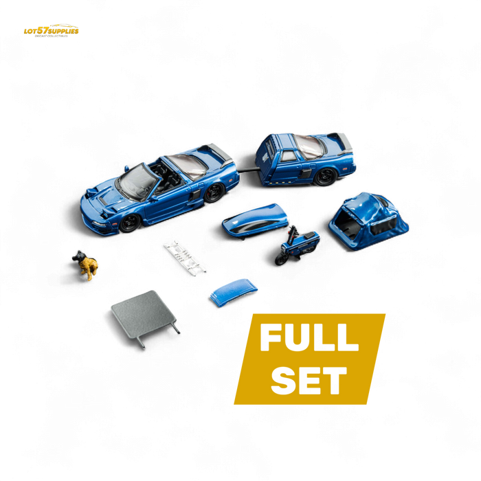 Findclassically NSX TRA Transparent Blue Full Set 1:64 - for just $49.99! 