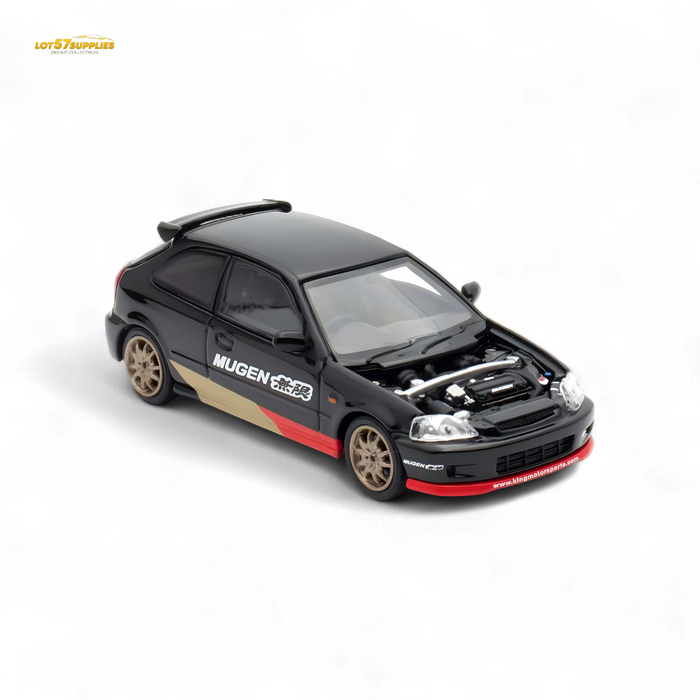 Motorhelix Honda Civic EK9 MUGEN Malaysia Limited Edition - Black 1:64 - for just $42.99! 