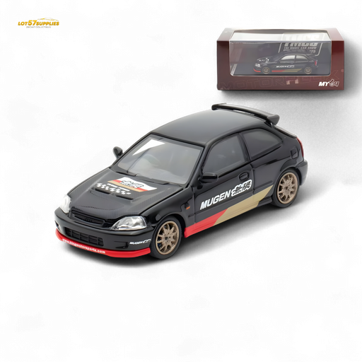 Motorhelix Honda Civic EK9 MUGEN Malaysia Limited Edition - Black 1:64 - for just $42.99! 