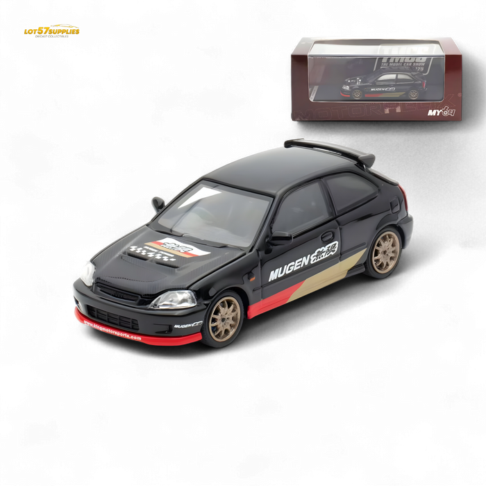 Motorhelix Honda Civic EK9 MUGEN Malaysia Limited Edition - Black 1:64 - for just $42.99! 