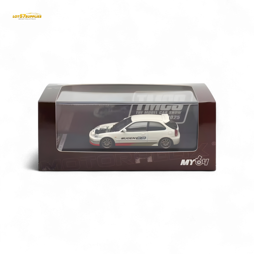 Motorhelix Honda Civic EK9 MUGEN Malaysia Limited Edition - White 1:64 - for just $42.99! 