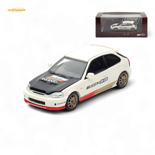 Motorhelix Honda Civic EK9 MUGEN Malaysia Limited Edition - White 1:64 - for just $42.99! 