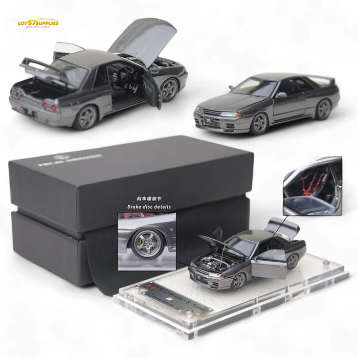 Focal Horizon Nissan Skyline GT-R R32 Nismo S-Tune Gun Grey 1:64 - for just $79.99! 