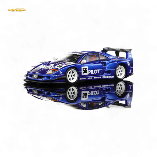 Demon King Auto F40 LB-Works Wide-Body Gull Wing Gate Modified - PILOT Livery 1:64 - for just $44.99! 