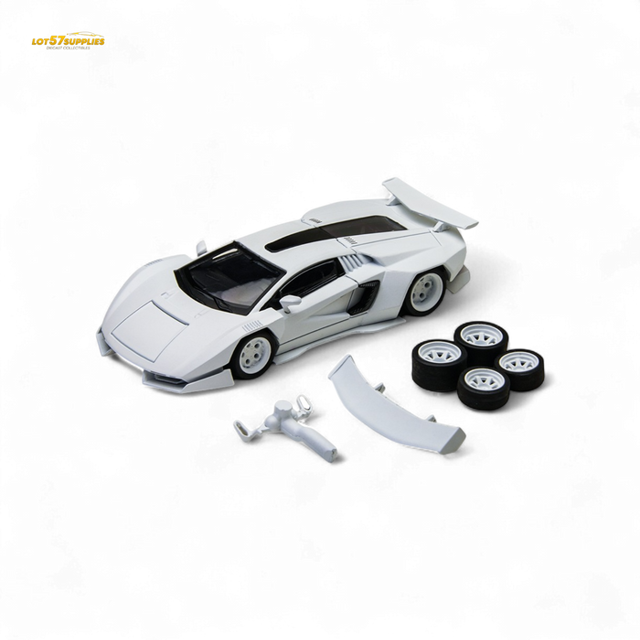 TimeMicro × PSC DESIGN 1/64 Countach V Ver. Mechanic PSC - White 1:64 - for just $34.99! 