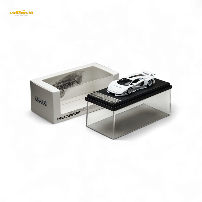 TimeMicro × PSC DESIGN 1/64 Countach V Ver. Mechanic PSC - White 1:64 - for just $34.99! 