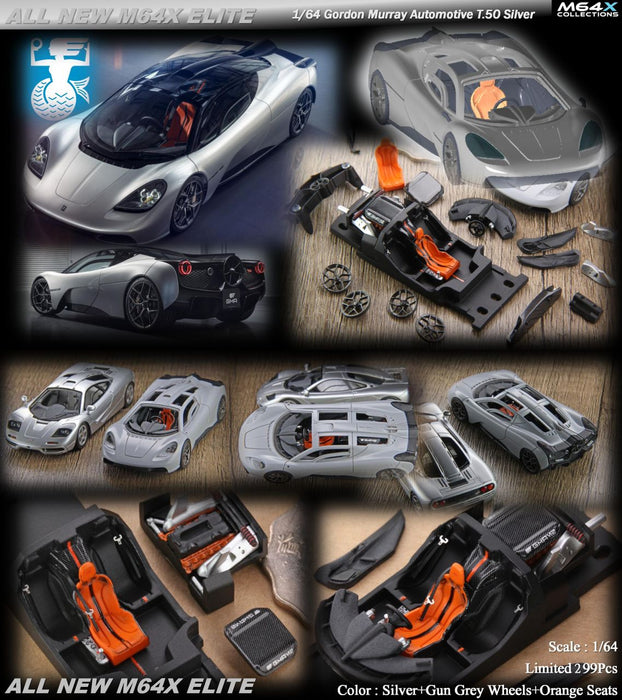 (Pre-Order) M64X GMA T.50 Silver 1:64 - for just $89.99! 