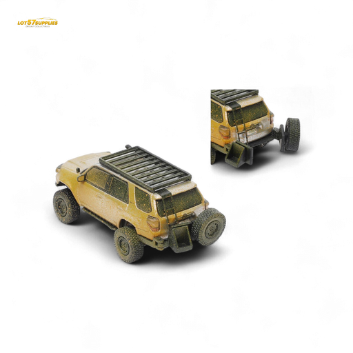 GCD Toyota Speed Master Silver Muddy 4 RUNNER – Silver Muddy 1:64 - for just $46.99! 