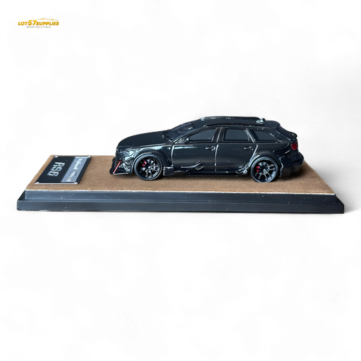 Qidian Model Audi RS6 Avant (C7) Crock Station wagon DTM Wide-Body Modified - Black 1/64 - for just $59.99! 