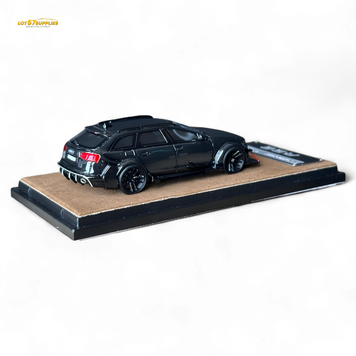 Qidian Model Audi RS6 Avant (C7) Crock Station wagon DTM Wide-Body Modified - Black 1/64 - for just $59.99! 