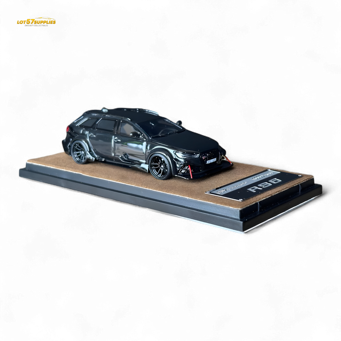 Qidian Model Audi RS6 Avant (C7) Crock Station wagon DTM Wide-Body Modified - Black 1/64 - for just $59.99! 