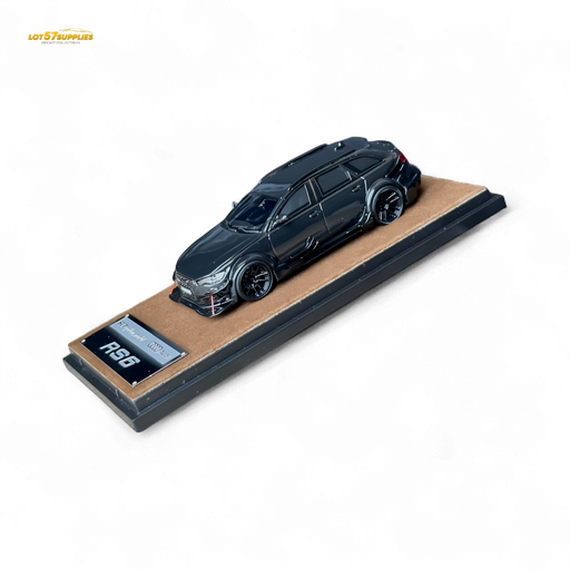 Qidian Model Audi RS6 Avant (C7) Crock Station wagon DTM Wide-Body Modified - Black 1/64 - for just $59.99! 