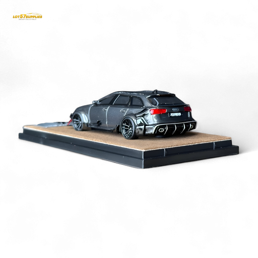 Qidian Model Audi RS6 Avant (C7) Crock Station wagon DTM Wide-Body Modified  - Gungrey 1/64 - for just $59.99! 