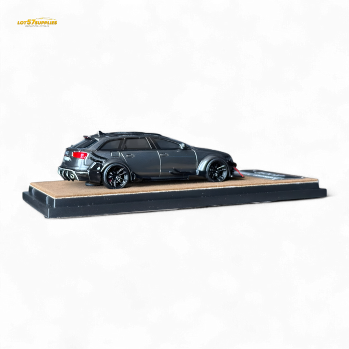 Qidian Model Audi RS6 Avant (C7) Crock Station wagon DTM Wide-Body Modified  - Gungrey 1/64 - for just $59.99! 