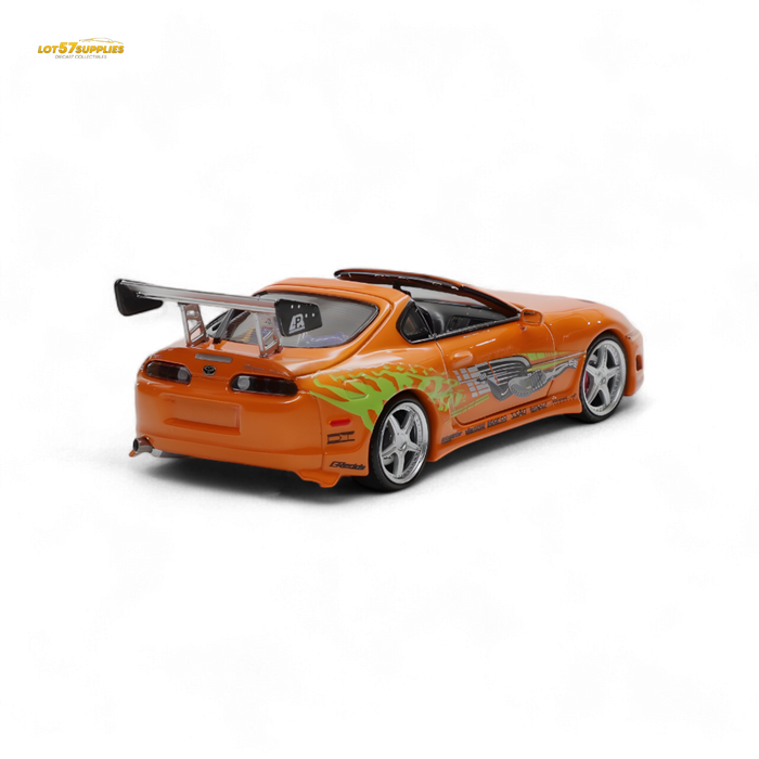 Fast Speed Supra Targa 4th Generation Bomex Version - FNF Orange Ordinary 1:64 - for just $36.99! 