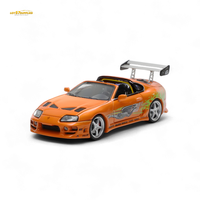 Fast Speed Supra Targa 4th Generation Bomex Version - FNF Orange Ordinary 1:64 - for just $36.99! 