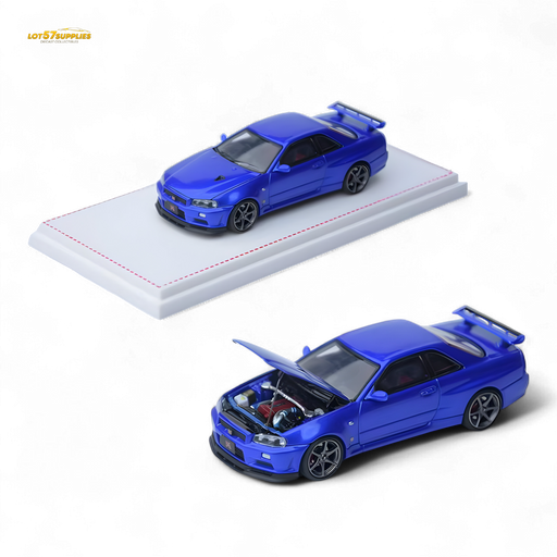Focal Horizon Skyline GT-R R34 V-SPEC-II Bayside Blue 1:64 - for just $37.99! 