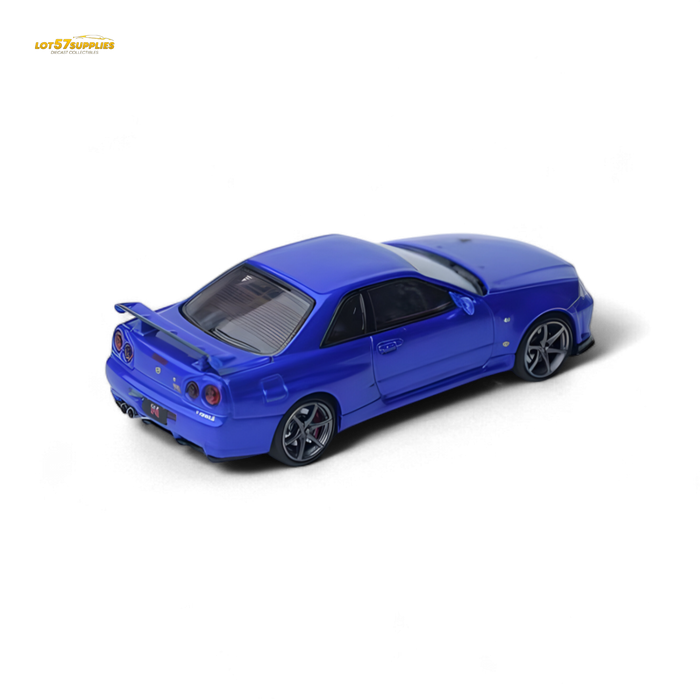 Focal Horizon Skyline GT-R R34 V-SPEC-II Bayside Blue 1:64 - for just $37.99! 