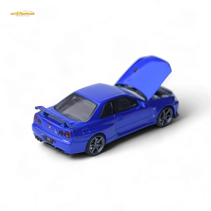 Focal Horizon Skyline GT-R R34 V-SPEC-II Bayside Blue 1:64 - for just $37.99! 