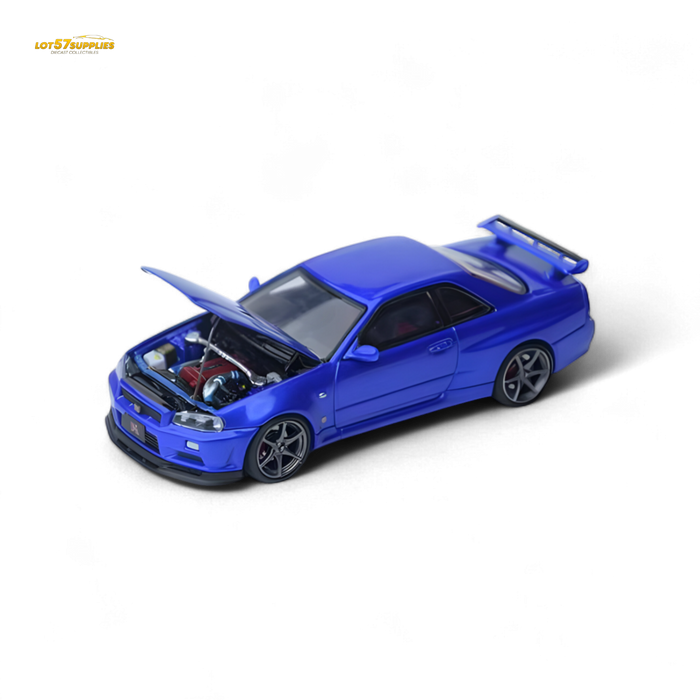Focal Horizon Skyline GT-R R34 V-SPEC-II Bayside Blue 1:64 - for just $37.99! 
