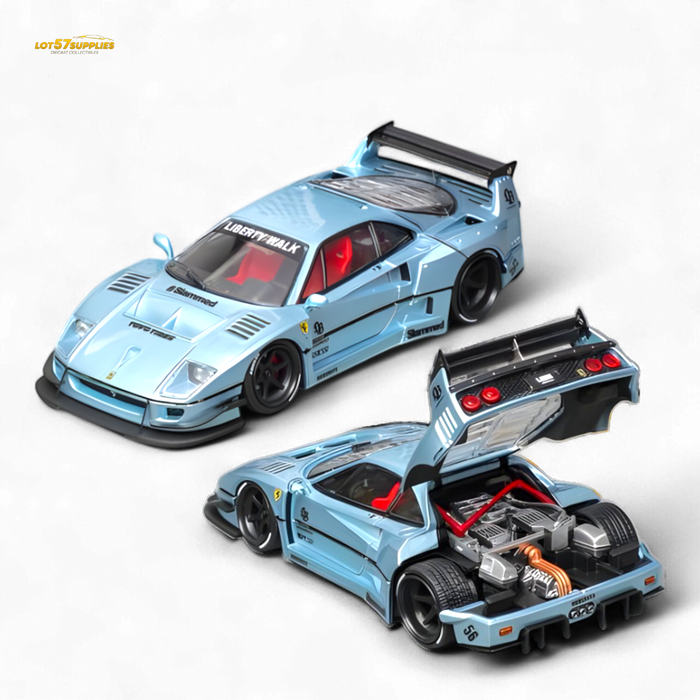 Star Model Ferrari F40 LB-Works WideBody Ice Blue 1:64 - for just $42.99! 