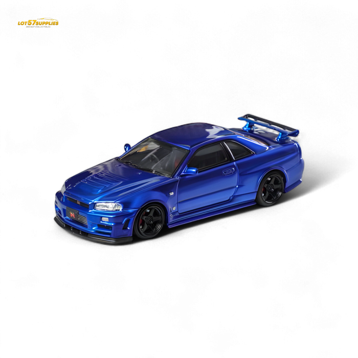 Fuji Skyline R34 GT-R Nismo Z-Tune - Bayside Blue 1:64 - for just $34.99! 