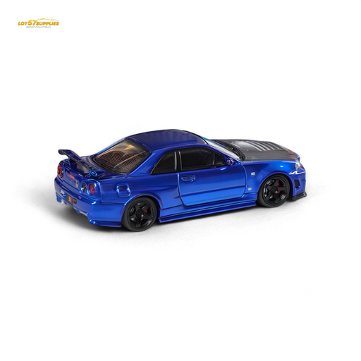 Fuji Skyline R34 GT-R Nismo Z-Tune Bayside Blue 1:64 - for just $34.99! 