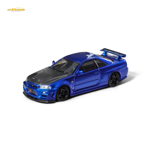 Fuji Skyline R34 GT-R Nismo Z-Tune Bayside Blue 1:64 - for just $34.99! 