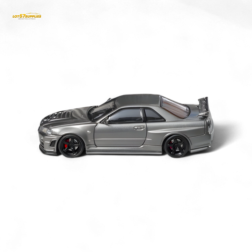 Fuji Skyline R34 GT-R Nismo Z-Tune Gun Grey 1:64 - for just $34.99! 