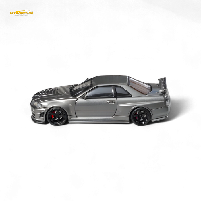 Fuji Skyline R34 GT-R Nismo Z-Tune Gun Grey 1:64 - for just $34.99! 