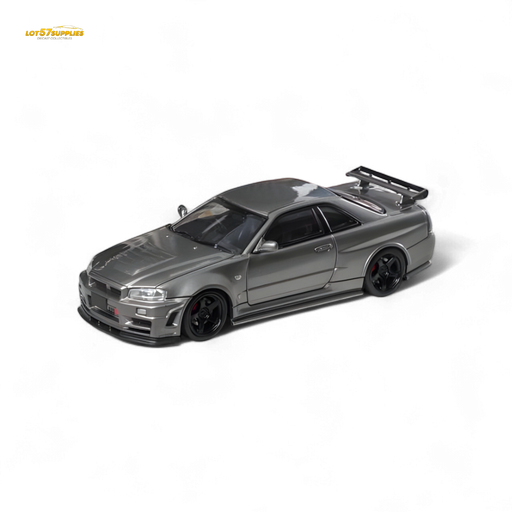 Fuji Skyline R34 GT-R Nismo Z-Tune Gun Grey 1:64 - for just $34.99! 