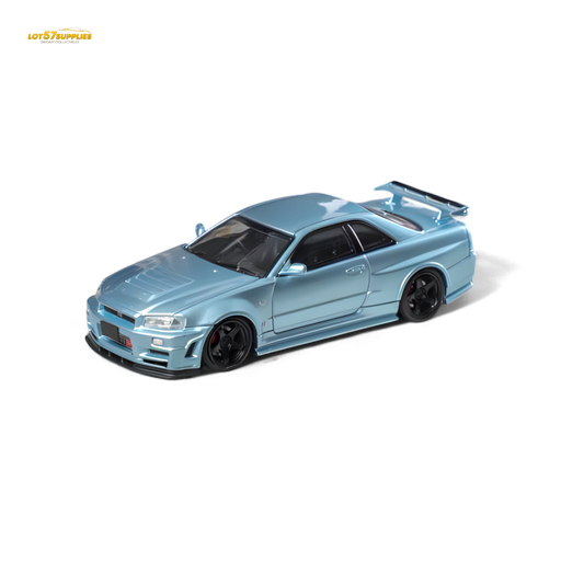 Fuji Skyline R34 GT-R Nismo Z-Tune Ice Blue 1:64 - for just $34.99! 