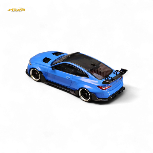 SW BMW G82 M4 Wide-Body Modified Portimao Blue 1:64 - for just $34.99! 