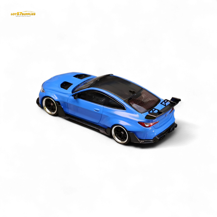 SW BMW G82 M4 Wide-Body Modified Portimao Blue 1:64 - for just $34.99! 