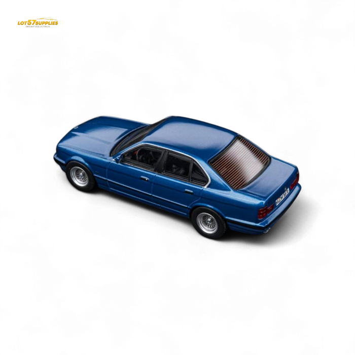 DCM BMW E34 5-Series Sedan Avis Metallic Blue 1:64 - for just $29.99! 