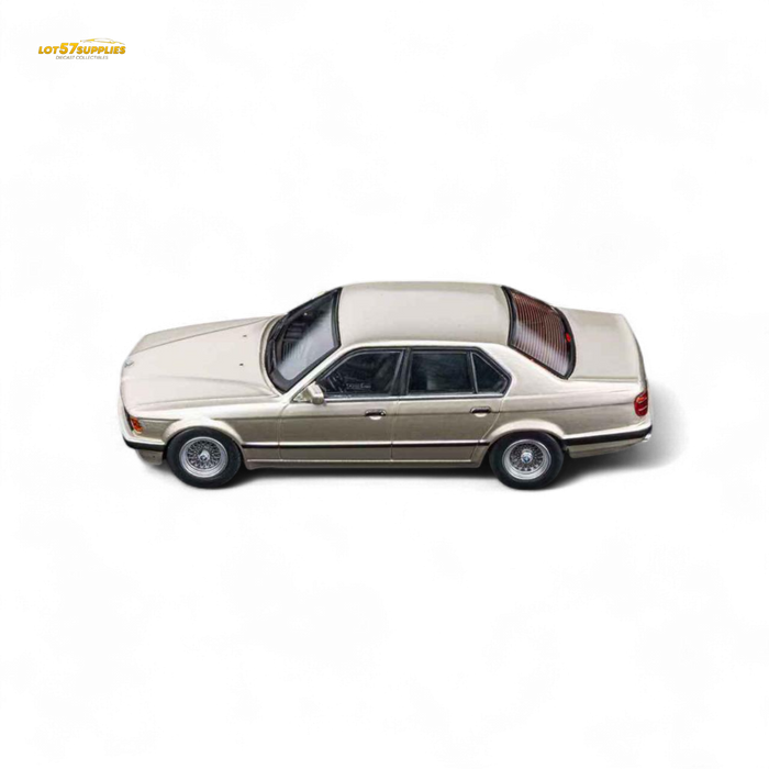 DCM BMW E32 7-Series Sedan Cashmere Beagle Gold 1:64 - for just $29.99! 