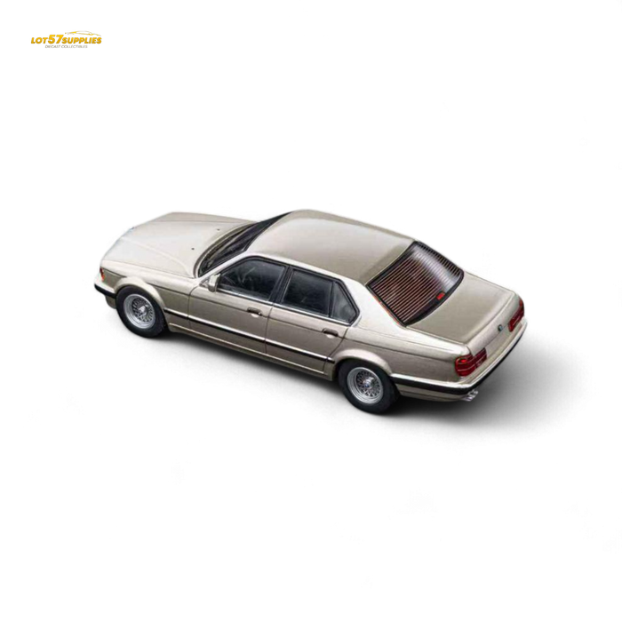 DCM BMW E32 7-Series Sedan Cashmere Beagle Gold 1:64 - for just $29.99! 
