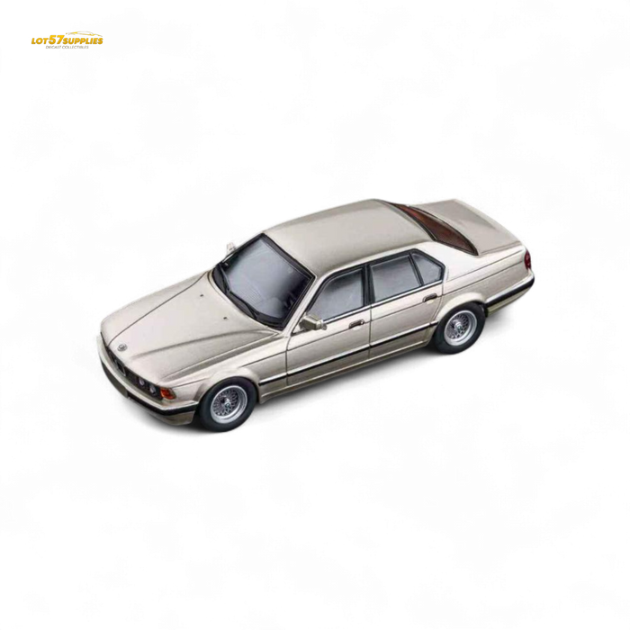 DCM BMW E32 7-Series Sedan Cashmere Beagle Gold 1:64 - for just $29.99! 