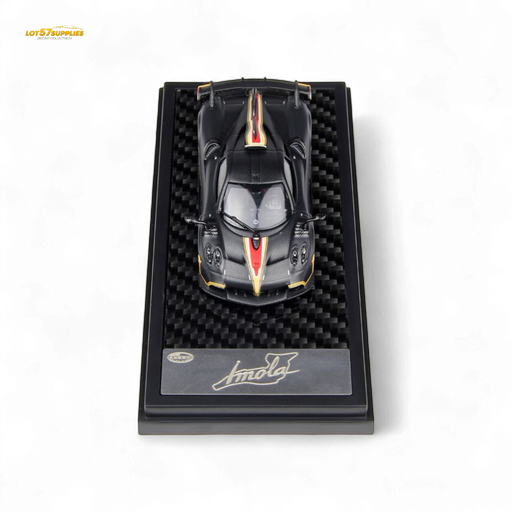LCD Pagani Imola Matte Black Carbon 1:64 - for just $39.99! 