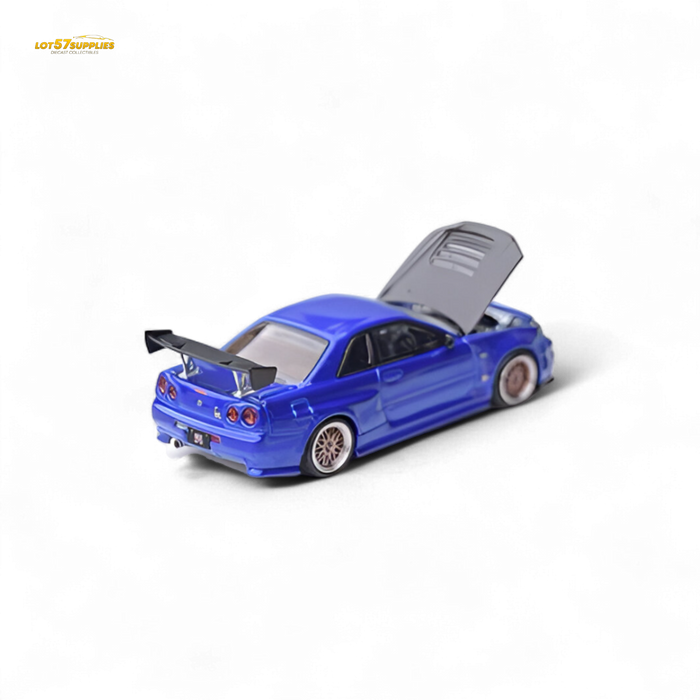 Focal Horizon Skyline GT-R R34 Bayside Blue 1:64 - for just $38.99! 